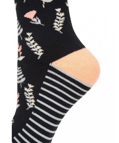 Floral Womens Rain Boot Socks Multipack Navy $14.49 Accessories