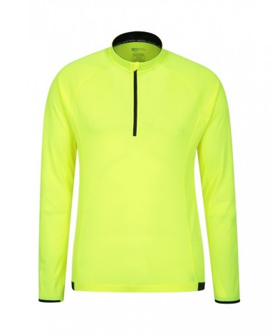 Cycle Mens Long Sleeve Top Yellow $16.52 Active