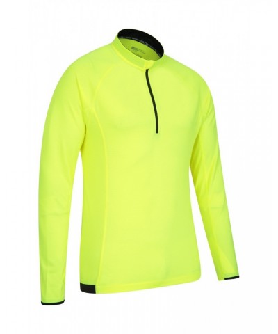 Cycle Mens Long Sleeve Top Yellow $16.52 Active