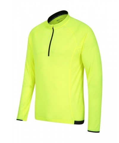 Cycle Mens Long Sleeve Top Yellow $16.52 Active