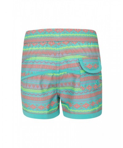 Patterned Kids Boardshorts Green $9.50 Pants