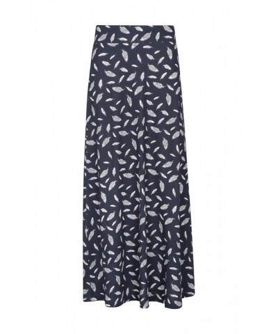 Shore Womens Long Jersey Skirt Navy $18.89 Dresses & Skirts