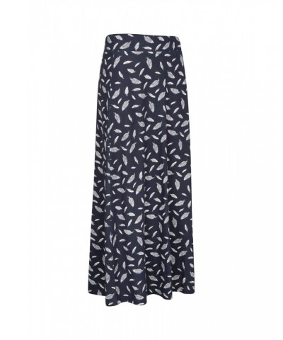 Shore Womens Long Jersey Skirt Navy $18.89 Dresses & Skirts