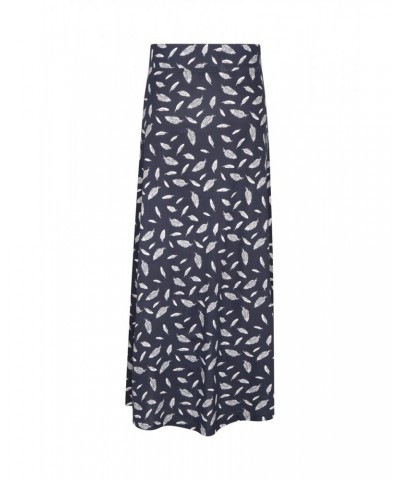 Shore Womens Long Jersey Skirt Navy $18.89 Dresses & Skirts