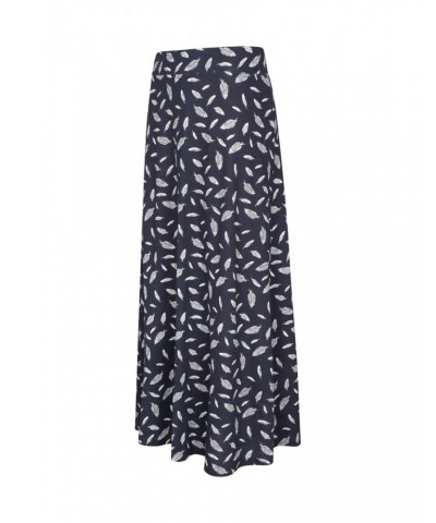 Shore Womens Long Jersey Skirt Navy $18.89 Dresses & Skirts