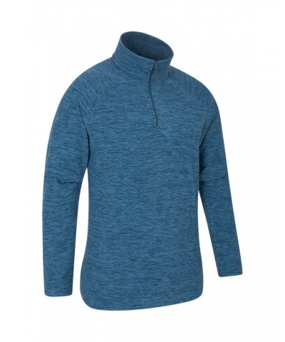 Snowdon Melange Mens Half-Zip Fleece Multipack Petrol $22.55 Fleece