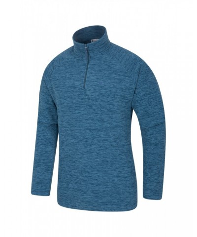 Snowdon Melange Mens Half-Zip Fleece Multipack Petrol $22.55 Fleece