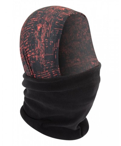 Patterned Mens Polar Fleece Headtube Red $9.17 Accessories