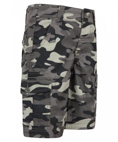 Camo Cargo Kids Shorts 2-Pack Black $15.65 Pants