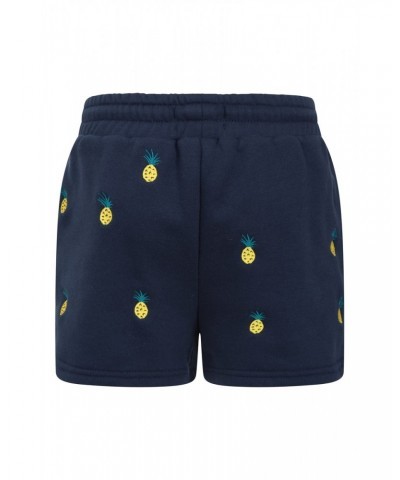 Kids Pineapple Jersey Shorts Navy $11.79 Pants