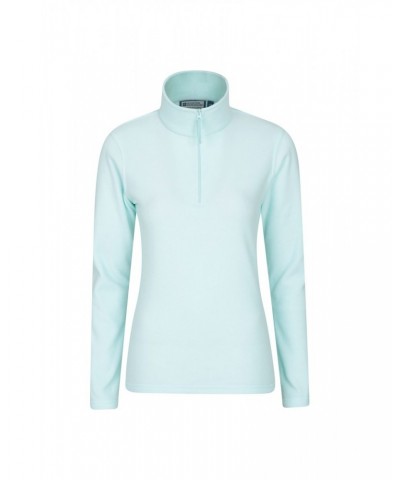 Camber Womens Half-Zip Fleece Pale Green $13.99 Fleece