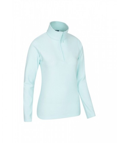 Camber Womens Half-Zip Fleece Pale Green $13.99 Fleece