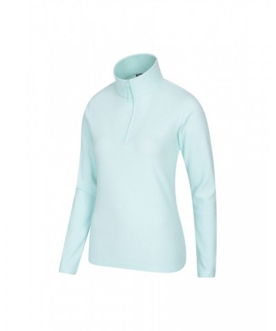 Camber Womens Half-Zip Fleece Pale Green $13.99 Fleece