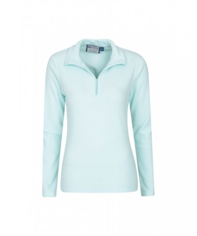 Camber Womens Half-Zip Fleece Pale Green $13.99 Fleece