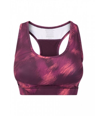 Mesh Motion Sports Bra Burgundy $14.57 Active