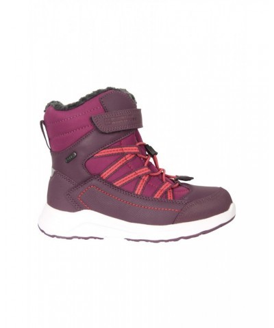 Denver Kids Adaptive Waterproof Snow Boots Berry $22.41 Footwear