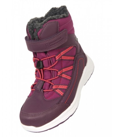 Denver Kids Adaptive Waterproof Snow Boots Berry $22.41 Footwear