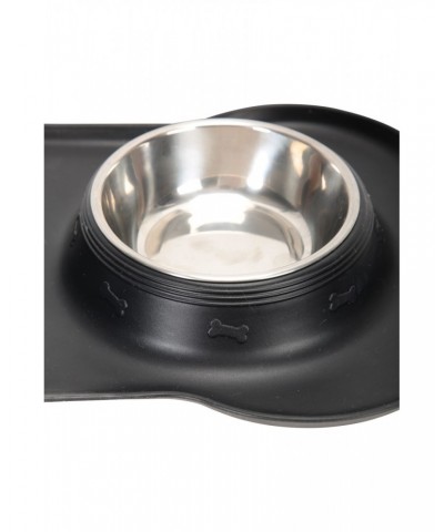 Double Bowl Feeder Black $11.65 Pets