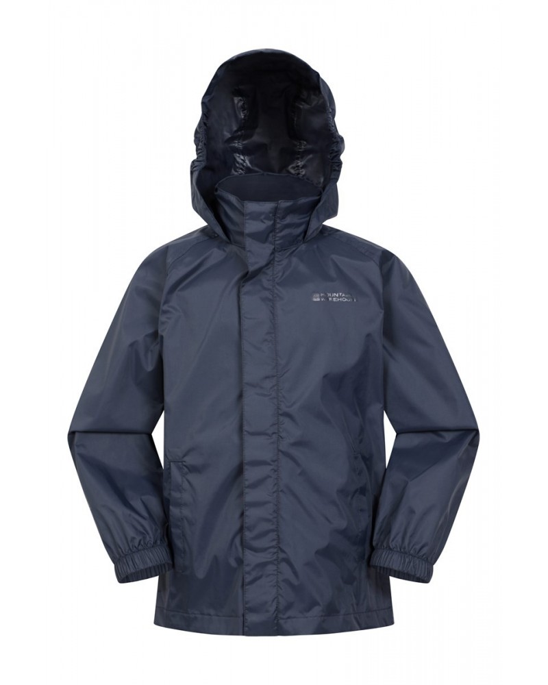 Pakka II Kids Waterproof Jacket Dark Blue $14.30 Jackets