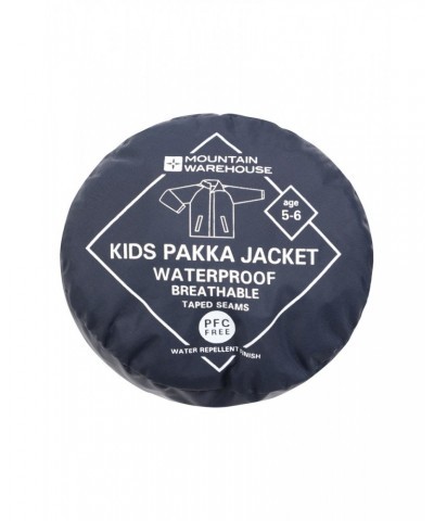 Pakka II Kids Waterproof Jacket Dark Blue $14.30 Jackets