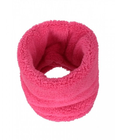 Kids Sherpa Fleece Neck Gaiter Dark Pink $10.79 Ski