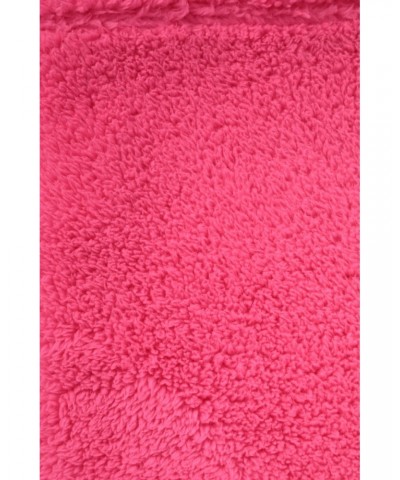 Kids Sherpa Fleece Neck Gaiter Dark Pink $10.79 Ski