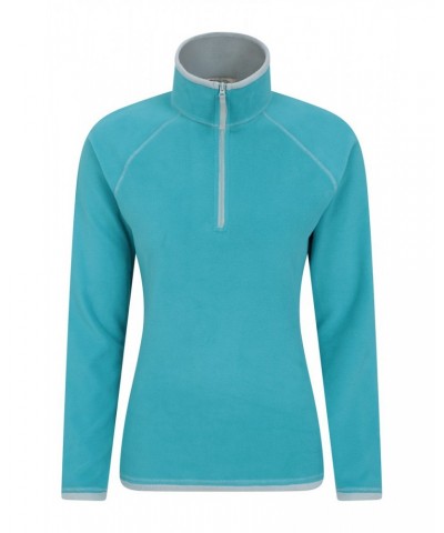 Montana Womens Half-Zip Fleece Aqua $14.84 Fleece