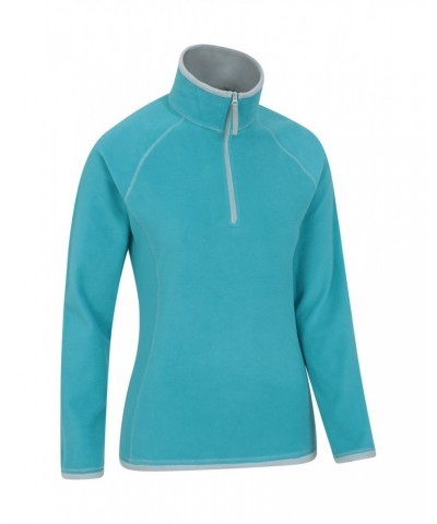 Montana Womens Half-Zip Fleece Aqua $14.84 Fleece