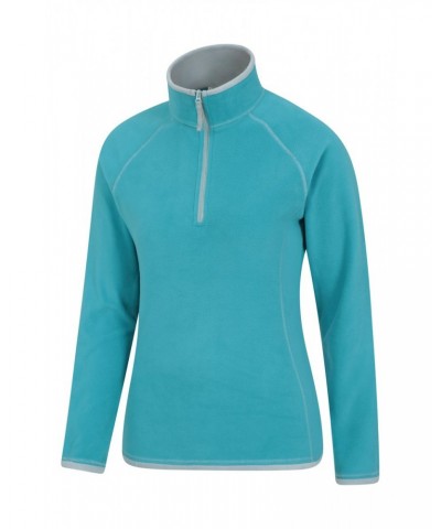 Montana Womens Half-Zip Fleece Aqua $14.84 Fleece