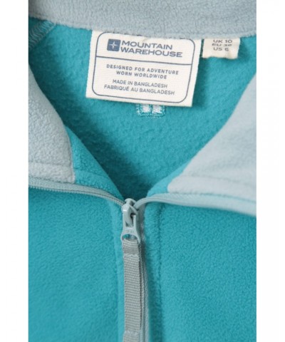 Montana Womens Half-Zip Fleece Aqua $14.84 Fleece