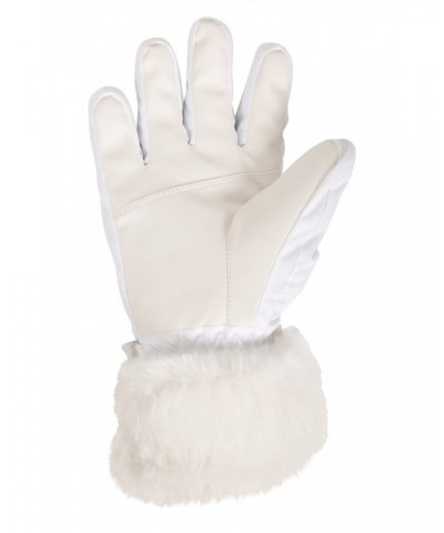 Parallax Womens Waterproof Ski Gloves White $17.39 Ski