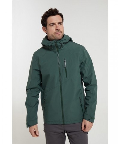 Bachill Mens 3 Layer Waterproof Jacket Green $32.80 Jackets