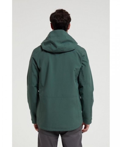 Bachill Mens 3 Layer Waterproof Jacket Green $32.80 Jackets