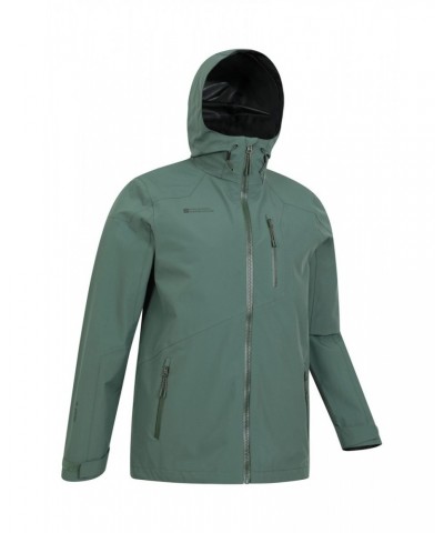 Bachill Mens 3 Layer Waterproof Jacket Green $32.80 Jackets