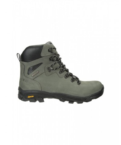 Odyssey Extreme Mens Vibram Waterproof Hiking Boots Dark Grey $68.89 Footwear