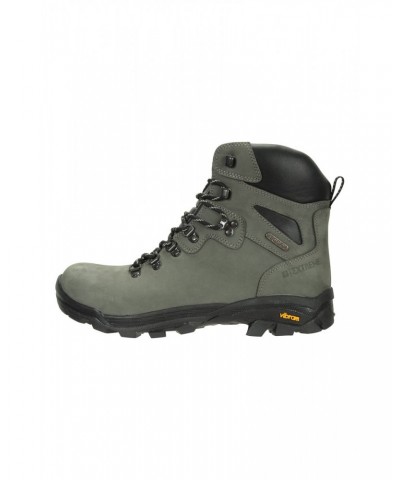 Odyssey Extreme Mens Vibram Waterproof Hiking Boots Dark Grey $68.89 Footwear