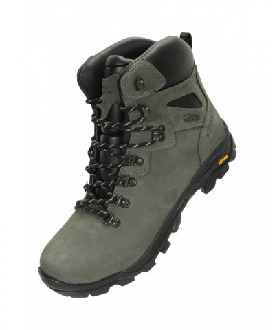 Odyssey Extreme Mens Vibram Waterproof Hiking Boots Dark Grey $68.89 Footwear