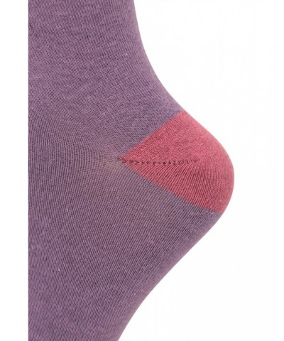 Seasons Womens Polygiene Socks 5-Pack Purple $13.49 Accessories