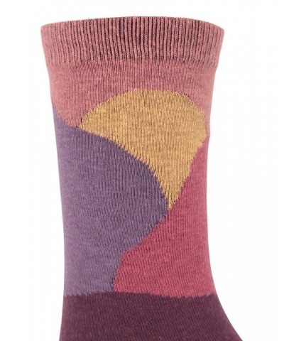 Seasons Womens Polygiene Socks 5-Pack Purple $13.49 Accessories