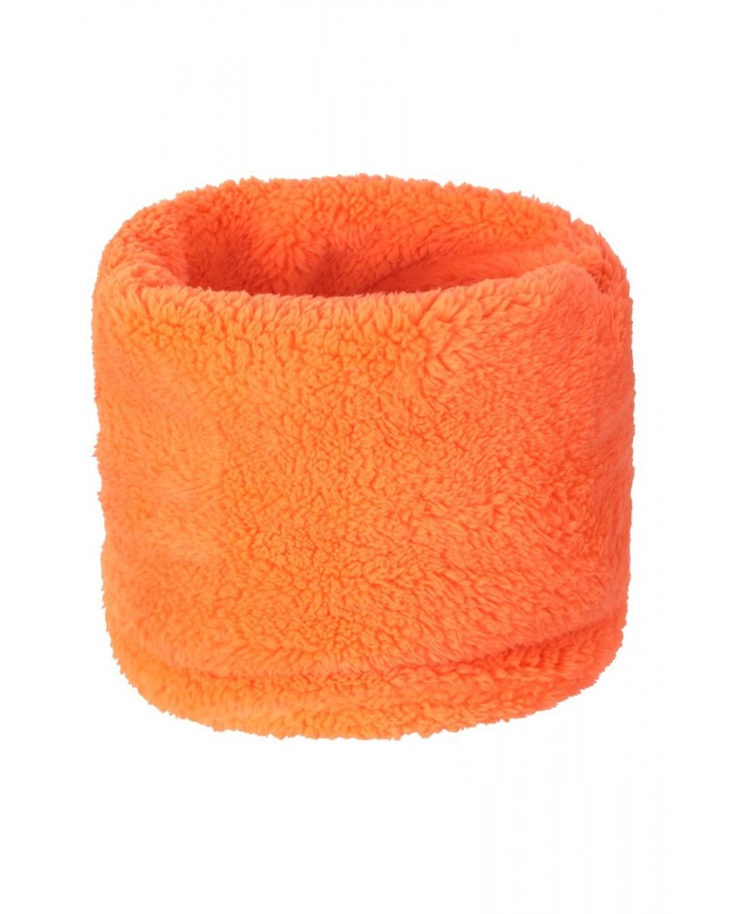 Kids Sherpa Fleece Neck Gaiter Bright Orange $11.19 Accessories