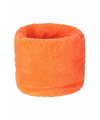 Kids Sherpa Fleece Neck Gaiter Bright Orange $11.19 Accessories