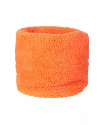 Kids Sherpa Fleece Neck Gaiter Bright Orange $11.19 Accessories