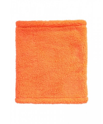 Kids Sherpa Fleece Neck Gaiter Bright Orange $11.19 Accessories