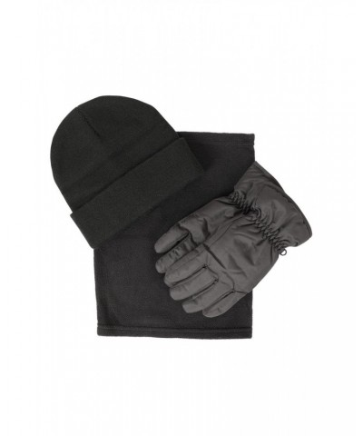 Womens Snow Accessories Set Jet Black $18.54 Accessories