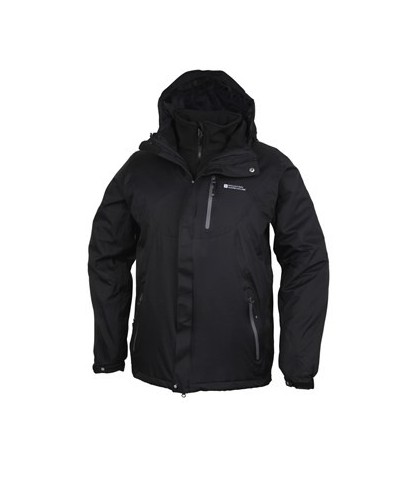 Bracken Extreme 3 in 1 Mens Waterproof Jacket Black $69.00 Jackets