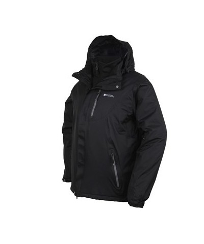 Bracken Extreme 3 in 1 Mens Waterproof Jacket Black $69.00 Jackets