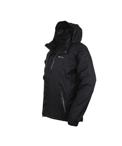 Bracken Extreme 3 in 1 Mens Waterproof Jacket Black $69.00 Jackets