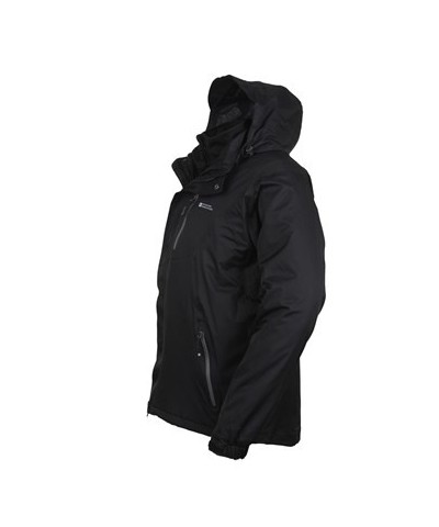 Bracken Extreme 3 in 1 Mens Waterproof Jacket Black $69.00 Jackets