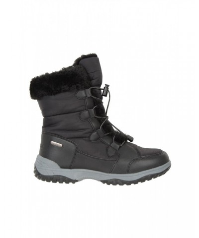 Snowflake Womens Adaptive Snow Boots Black $31.34 Footwear