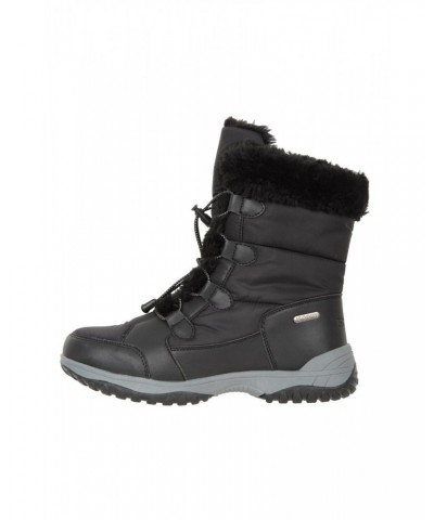 Snowflake Womens Adaptive Snow Boots Black $31.34 Footwear